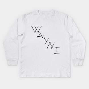 Wayne Kids Long Sleeve T-Shirt